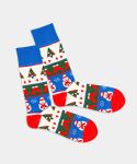 - Socken in Bunt mit Weihnachten Motiv/Muster