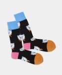 - Socken in Schwarz mit Tier Motiv/Muster