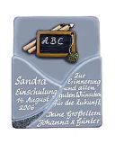 Keramikschild "Swing" für Ehrungen und besondere Anlässe - Größe: 13x16 cm
