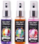 ABACUS Toiletten-Spray »Secret Fresh« (1x 50 ml Secret Fresh Kräuter-Lavendel, 1x 50 ml Secret Fresh Lavendel-Orange, 1x Secret Fresh Rose-Lilafleur)
