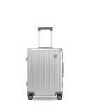 ECHOLAC Shogun Classic Aluminium-Handgepäck Koffer S 4-Rollen Silver