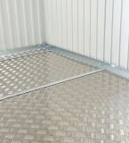 Biohort Alu-Bodenplatte Riffelblech für Geräteschrank 230 - 213,5x69,5cm