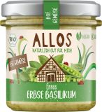 Allos Hof-Gemüse Ennos Erbse Basilikum, 135 gr Gla