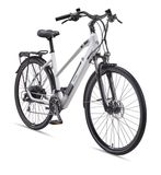 E-Bike Damen 28 Zoll Trekking Pedelec 24 Gang Expedition XC940, kreide
