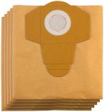 Einhell Staubsaugerbeutel 2351170, 5 Stück, Nass-Trockensauger-Zubehör, Schmutzfangsack 30l