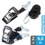 Spanngurte Industrie Ratsche SG-040-260 (2 Stück, 6m) - BUFFALO