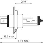 Valeo Glühlampe, Fernscheinwerfer [Hersteller-Nr. 032007] für Abarth, Alfa Romeo, Audi, Austin, Autobianchi, BMW, Chevrolet, Chrysler, Citroën, Dacia,