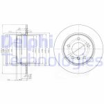 DELPHI Bremsscheibe hinten rechts links voll 280mm für BMW 34216764647 34216855001 BG3948C