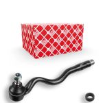 FEBI BILSTEIN Spurstangenkopf vorne rechts mit Sicherungsmutter schwarz für BMW 32106774221 32211095958 12697