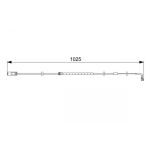 Warnkontakt, Bremsbelagverschleiß BOSCH 1 987 473 026