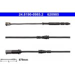 Warnkontakt, Bremsbelagverschleiß ATE 24.8190-0985.2