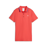 BMW Twisted Diamond Poloshirt Damen dunkles orange