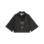 BMW M Motorsport Damen Lifestyle Cropped Polo-Shirt schwarz