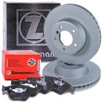 Zimmermann Bremsscheiben + Bremsbeläge Vorderachse [Hersteller-Nr. 10697715] für BMW