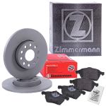Zimmermann Bremsscheiben + Bremsbeläge Hinterachse [Hersteller-Nr. 10697794] für BMW