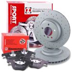 Zimmermann Sport-Bremsscheiben +Bremsbeläge vorne [Hersteller-Nr. 10697826] für BMW