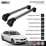 Dachträger Gepäckträger für BMW 3er E90 2005-2011 Silber Aluminium 2 tlg