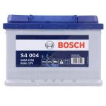 Bosch Starterbatterie S4 004 60Ah 540A 12V Ford: Focus II, Mondeo III, Fiesta IV Nissan: Mic