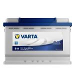 Varta Blue Dynamic Starterbatterie 74Ah 680 A E11 Ford: Focus II Vw: Caddy I, Golf IV, Golf VI, Golf V 5740120683132