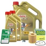 Mann Filter Ölfilter+Schraube+7 L Castrol 5W-30 C3 Bmw: 7, 6, 5, 4, 3 30358326 : DE01675