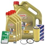 Bosch Ölfilter+Schraube+8 L Castrol 5W-30 C3 Bmw: X6, X5, 7, 5, 3 31476815 : 30358326