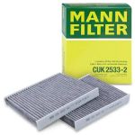 Mann Filter Filter, Innenraumluft Alpina: D5, B7, B6, B5 Bmw: 6 CUK2533-2