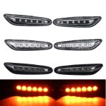 LED Seitenmarkierungs Blinker Repeater Lampen Gelb Paar für BMW E46 E60 E81 E83 E87 E90 E91
