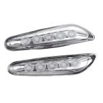 LED-Seitenanzeige Repeater-Leuchten Schwarz / Klar Für BMW E46 E60 E81 E83 E87 E90 E91 M.