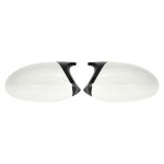 1 Paar Rückspiegelkappe M3 Style Glossy White Für BMW E90 E91 E92 E93