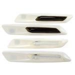 Paar Bernstein LED Seitenmarkierungsleuchte Blinkerleuchte Für BMW E60 E61 E90 E91 E81 E82 E87 E88