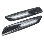1 Paar Bernstein LED Blinker für Seitenmarkierungsleuchte für BMW E60 E61 E90 E91 E81 E82 E87 E88