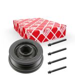 FEBI BILSTEIN Riemenscheibe, Kurbelwelle ProKit  192mm für BMW 11238511371 11237786611S1 11237786611 33602