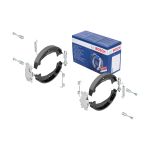 BOSCH Bremsbackensatz, Feststellbremse 0 204 113 803 hinten rechts links mit Zubehör für BMW