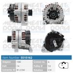 MEAT & DORIA Generator 5515162 14V 180A für BMW 12317802619 12317802261