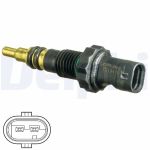 DELPHI Sensor, Kühlmitteltemperatur TS10495 2-polig für MINI BMW 13627797957