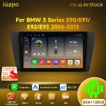 Hizpo Auto Android 14 Multimedia Radio Player für BMW 3er E90 E91 E92 E93 2006-2012 GPS Navigation Stereo Audio Head Unit