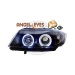Scheinwerfer Angel Eyes klar/schwarz BMW 3er E90 05-08 Diederichs