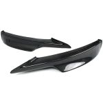 Ein Paar Kohlefaser BMW E90 335i 328i LCI M TECH Frontstoßstange Eckwickelschaufel Vorderlippe 09-12