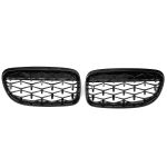 Vordere Niere Diamond Meteor Style Grill Grill Schwarzes Netz Für BMW E90 51137201969 51137201970