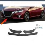 4pcs Kohlefaser Look Spoiler Front Lip Chin Bumper Body Kits für Auto Universal