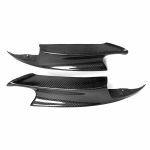 2-teiliges Auto Real Carbon-Stoßstangensplitterlippe links und rechts für BMW E90 E92 E93 M3 2007-2013
