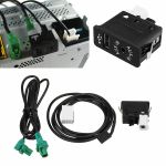 Auto AUX USB-Schalterbuchse Audiokabeladapter Für BMW E60 E61 E63 E64 E87 E90