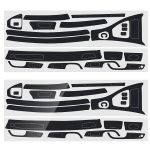 LHD Kohlefaser Innenaufkleber Vinyl Für BMW 3er E90 E92 E93 2005-2013
