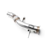 RM Motors Downpipe für BMW 3er 330d E90 ohne Kat Ersatzrohr Edelstahl 76mm / 3" 