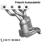 für BMW 1er 3er 120 320 v*6 E81 E87 E90 E91 Abgaskrümmer Kat Katalysator v*