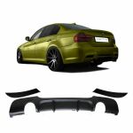 Sport-Performance Diffusor Schwarz passt für BMW E90 E90 335i/d Duplex M-Paket