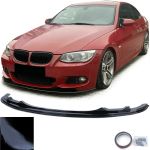 Front Spoiler Lippe Performance Schwarz Glanz passend für BMW 3er E92 E93 10-13