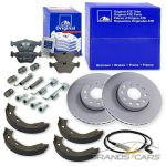 ATE BREMSSCHEIBEN BELÄGE HANDBREMSE HI FÜR BMW 1er E81 E87 3er E90 E91 E92 E93