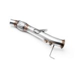 RM Motors Downpipe für BMW 3er 318d E90 ohne Kat Ersatzrohr Edelstahl V2A