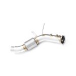 RM Motors Downpipe für BMW 3er 325d E90 ohne DPF  Kat Ersatzrohr Edelstahl V2A